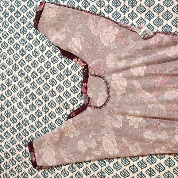 Tea collection Riko Wrap Neck Toddler Romper Dragon Floral Print Sz 18 24 Month - Picture 4 of 5